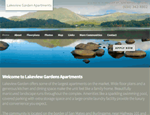 Tablet Screenshot of lakeviewgardenapts.com